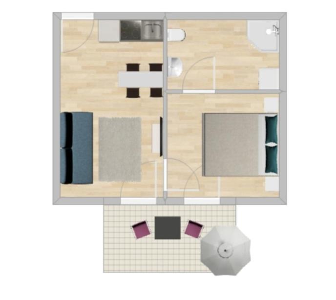 Modern Balcony Apartment With Pool Close To Lake In "Donaustadt" Відень Екстер'єр фото